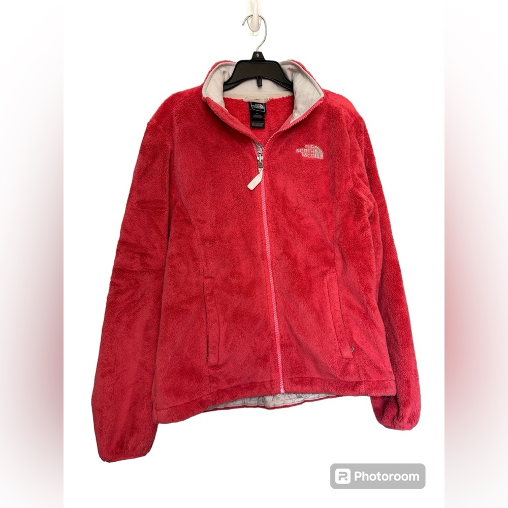The North Face pink fleece jacket size S women’s